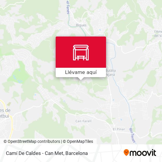 Mapa Camí De Caldes - Can Met