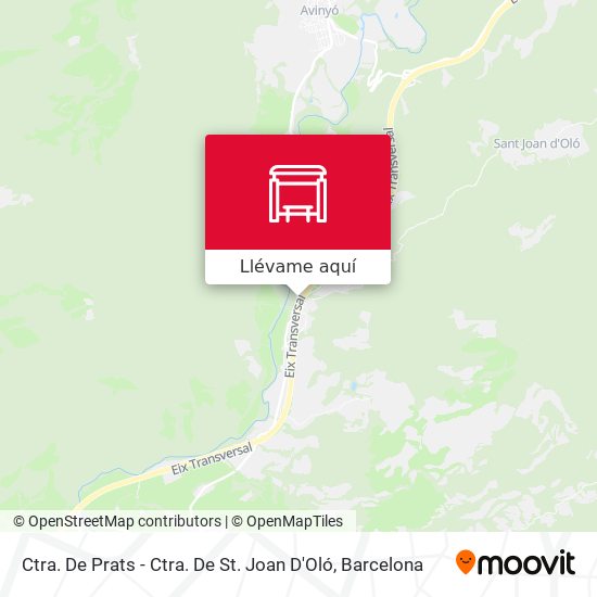 Mapa Ctra. De Prats - Ctra. De St. Joan D'Oló