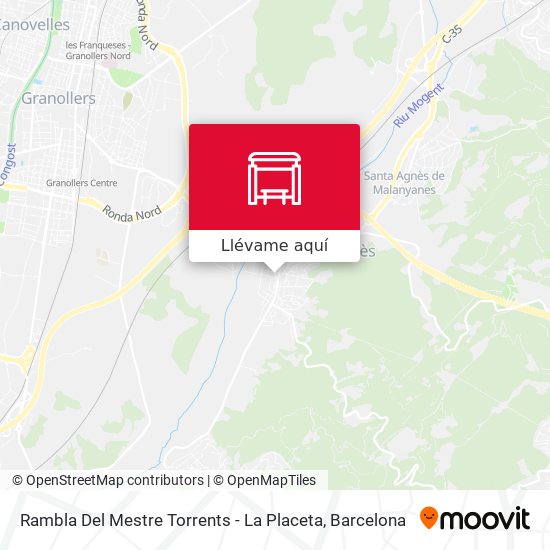 Mapa Rambla Del Mestre Torrents - La Placeta