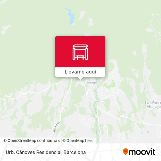 Mapa Urb. Cànoves Residencial
