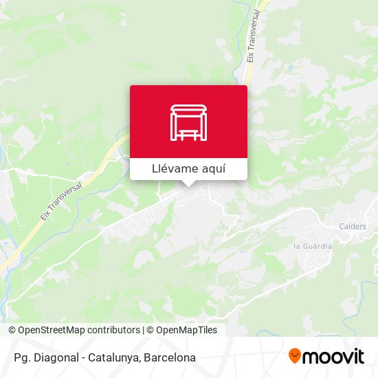 Mapa Pg. Diagonal - Catalunya