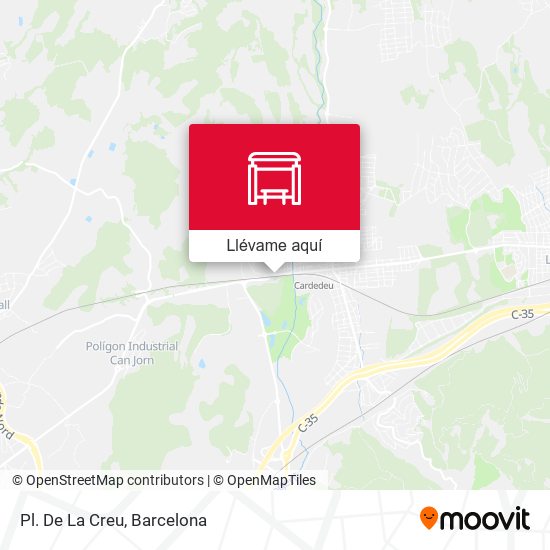 Mapa Pl. De La Creu