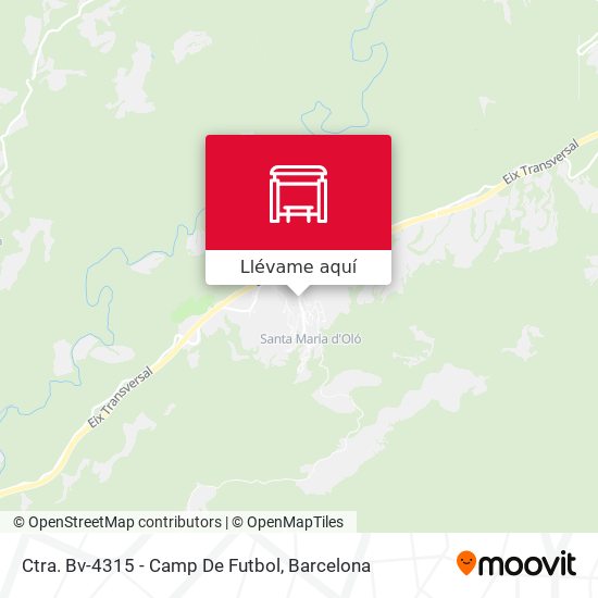 Mapa Ctra. Bv-4315 - Camp De Futbol