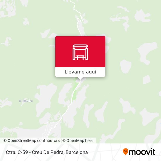 Mapa Ctra. C-59 - Creu De Pedra
