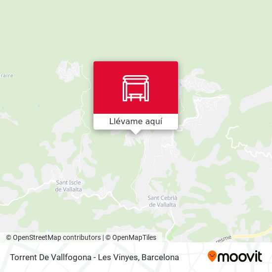 Mapa Torrent De Vallfogona - Les Vinyes