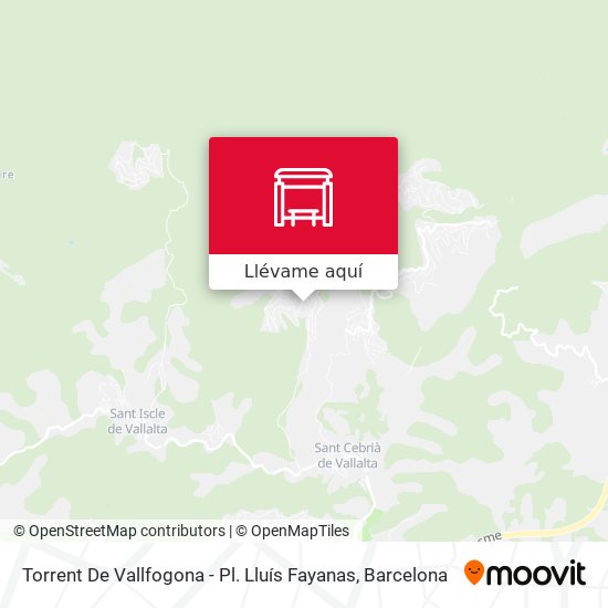 Mapa Torrent De Vallfogona - Pl. Lluís Fayanas