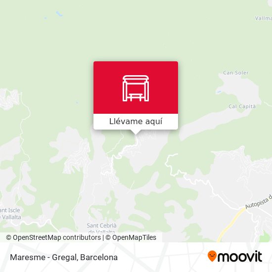 Mapa Maresme - Gregal