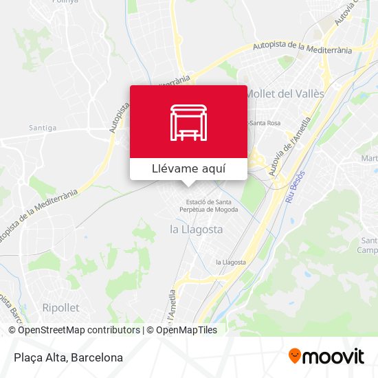 Mapa Plaça Alta