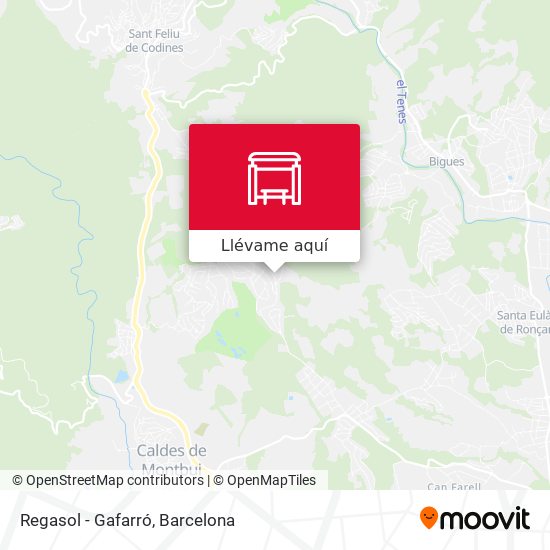 Mapa Regasol - Gafarró