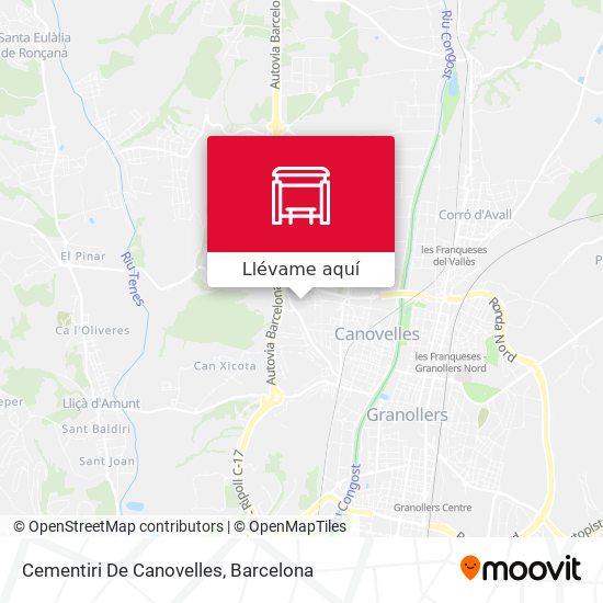 Mapa Cementiri De Canovelles