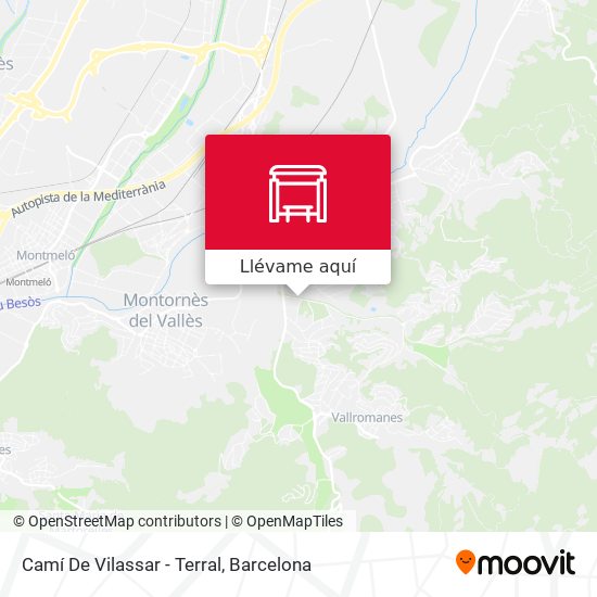 Mapa Camí De Vilassar - Terral