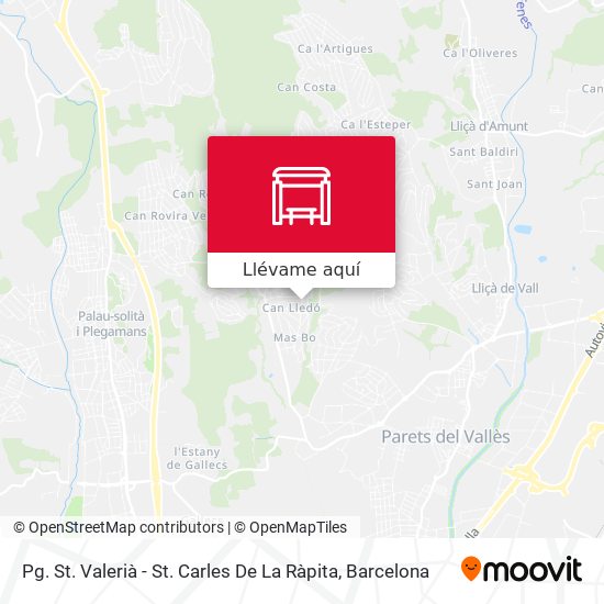 Mapa Pg. St. Valerià - St. Carles De La Ràpita
