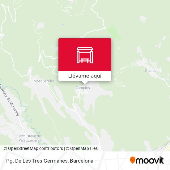 Mapa Pg. De Les Tres Germanes