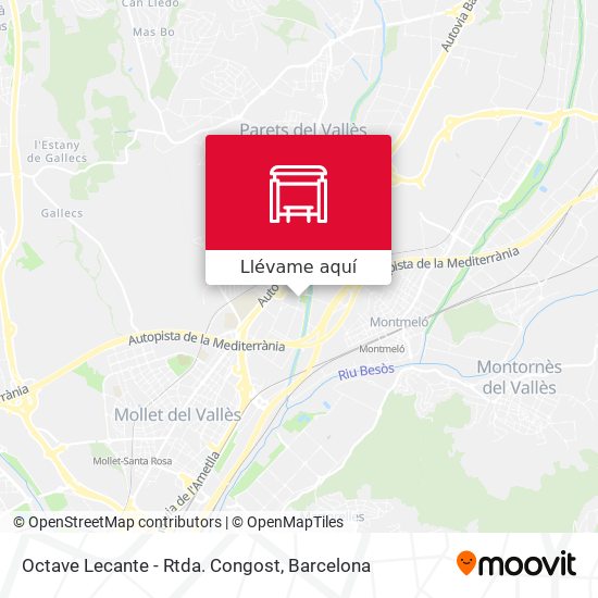 Mapa Octave Lecante - Rtda. Congost