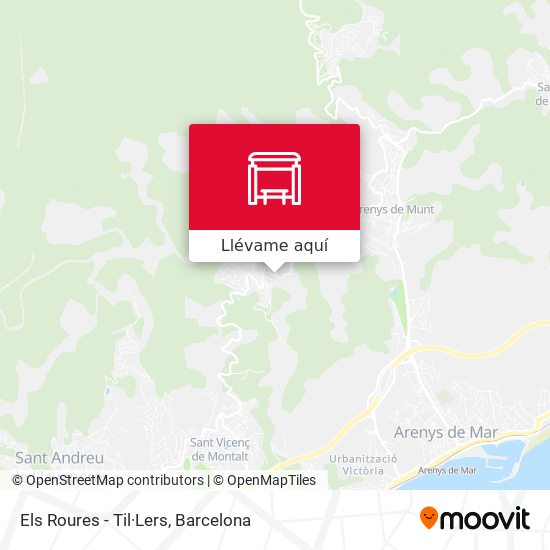 Mapa Els Roures - Til·Lers