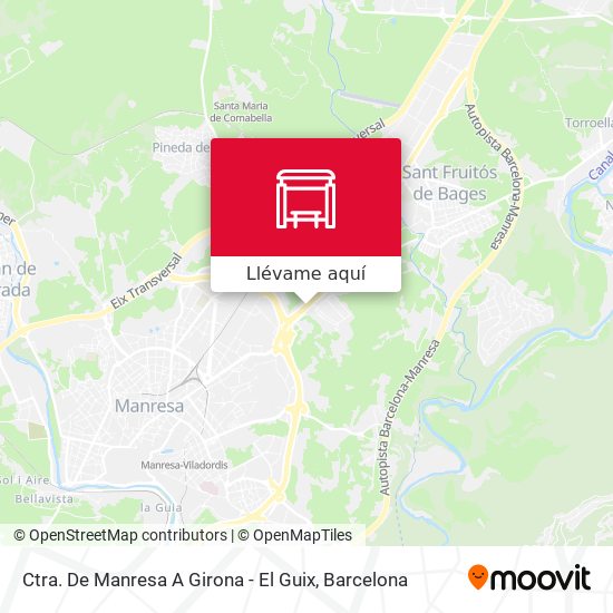 Mapa Ctra. De Manresa A Girona - El Guix