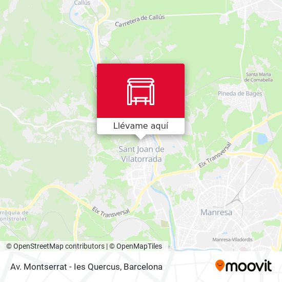 Mapa Av. Montserrat - Ies Quercus