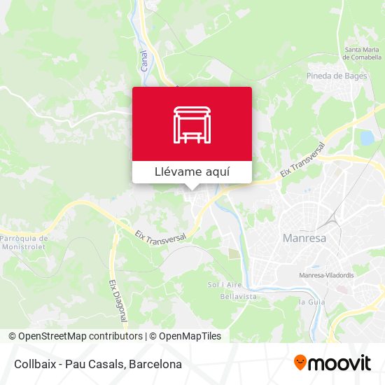 Mapa Collbaix - Pau Casals