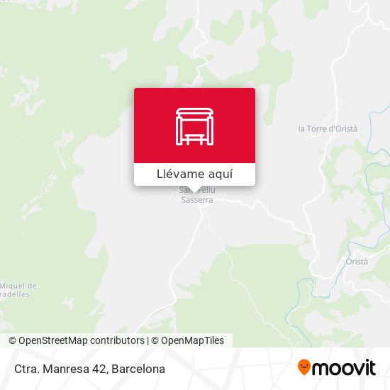 Mapa Ctra. Manresa 42