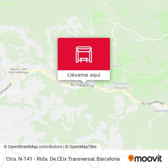 Mapa Ctra. N-141 - Rtda. De L'Eix Transversal