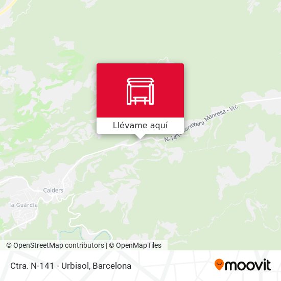 Mapa Ctra. N-141 - Urbisol