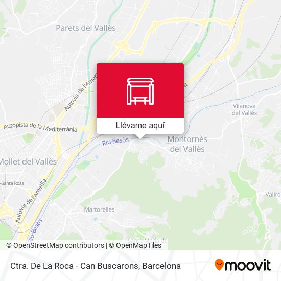 Mapa Ctra. De La Roca - Can Buscarons
