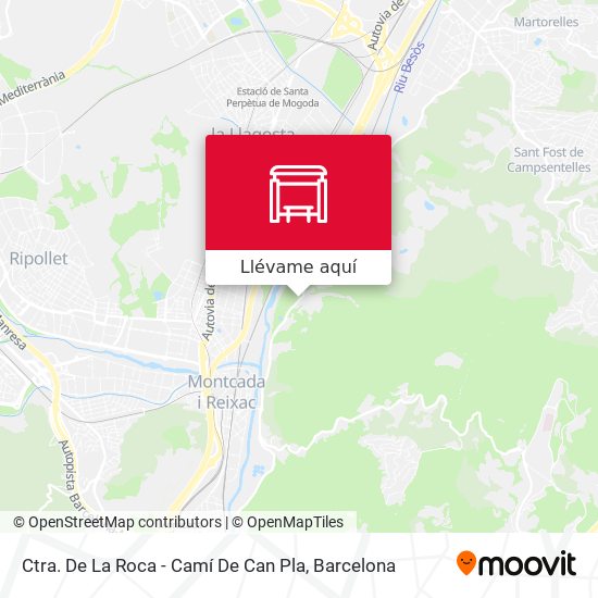 Mapa Ctra. De La Roca - Camí De Can Pla