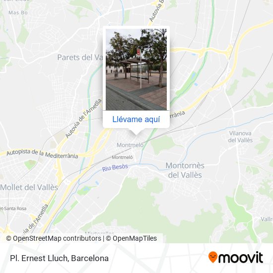 Mapa Pl. Ernest Lluch