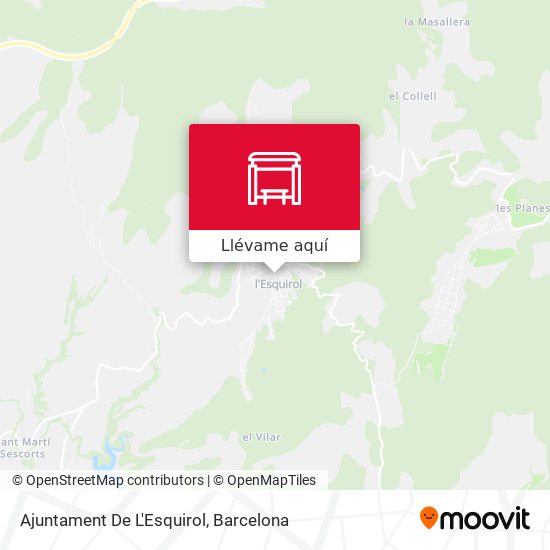 Mapa Ajuntament De L'Esquirol