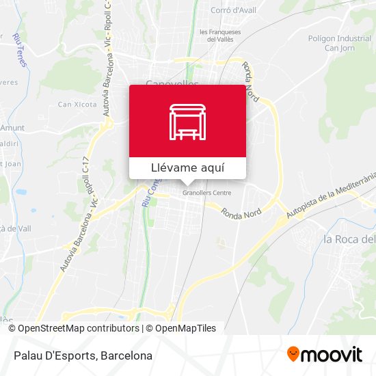 Mapa Palau D'Esports