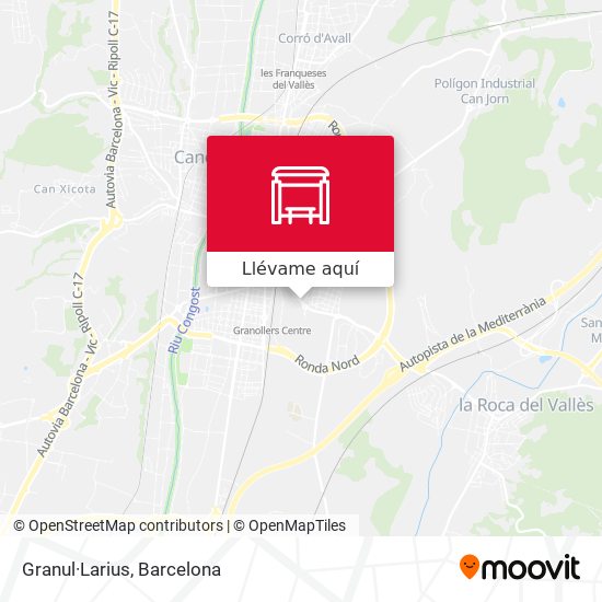 Mapa Granul·Larius