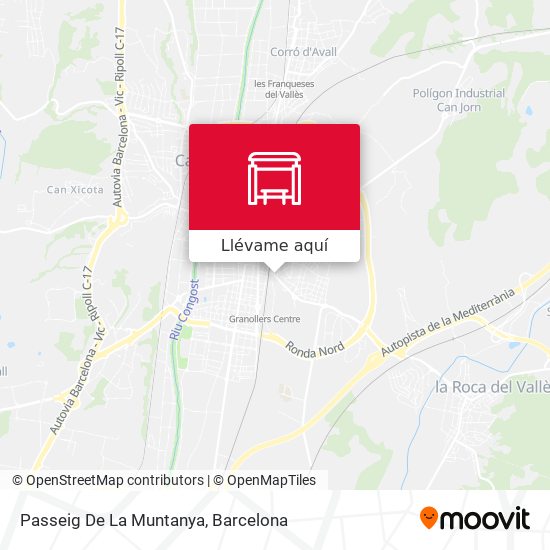 Mapa Passeig De La Muntanya