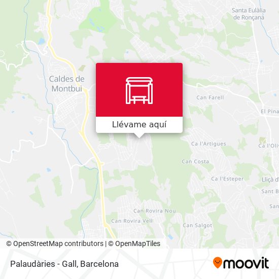 Mapa Palaudàries - Gall