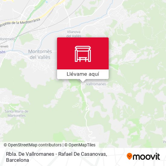 Mapa Rbla. De Vallromanes - Rafael De Casanovas
