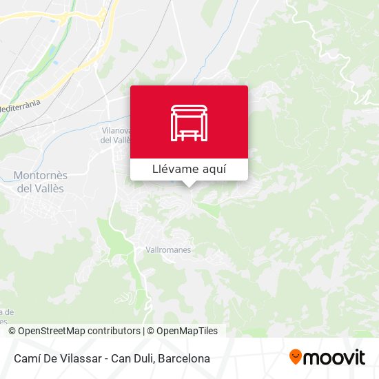 Mapa Camí De Vilassar - Can Duli