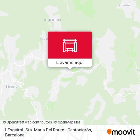 Mapa L'Esquirol- Sta. Maria Del Roure - Cantonigròs