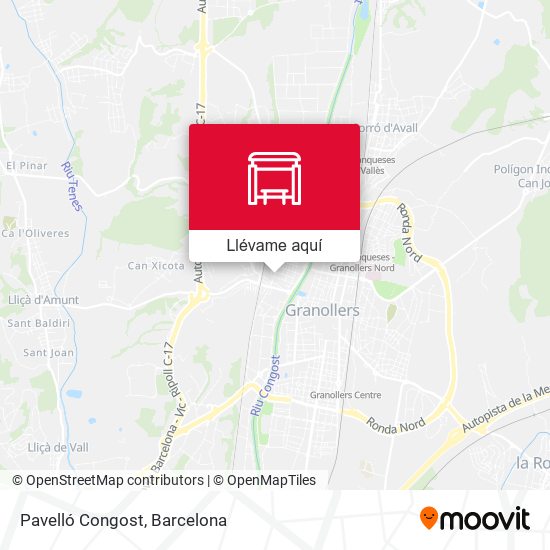Mapa Pavelló Congost