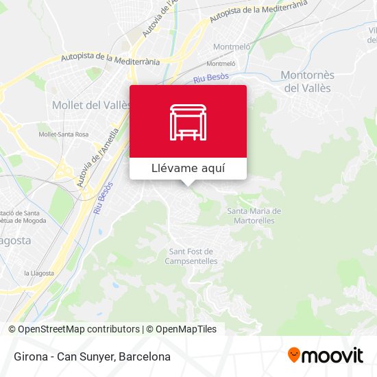 Mapa Girona - Can Sunyer