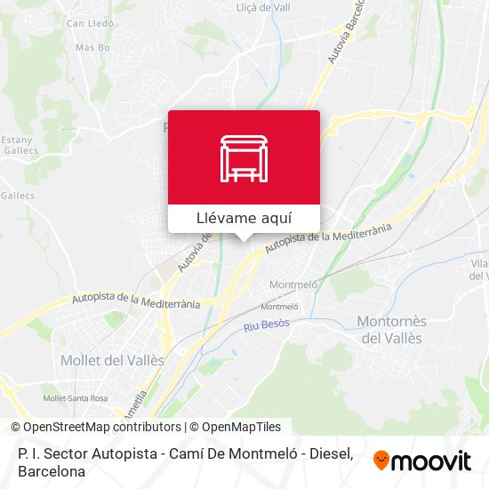 Mapa P. I. Sector Autopista - Camí De Montmeló - Diesel