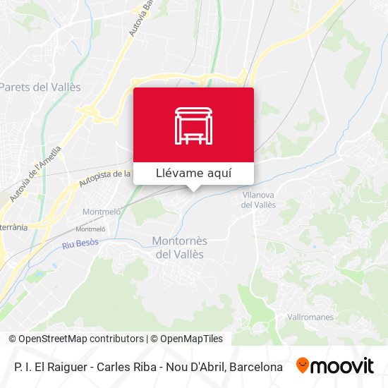 Mapa P. I. El Raiguer - Carles Riba - Nou D'Abril