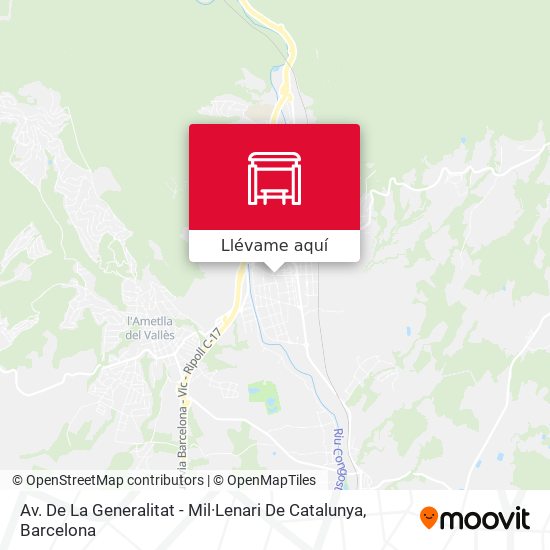 Mapa Av. De La Generalitat - Mil·Lenari De Catalunya