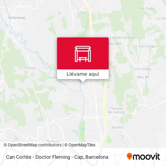 Mapa Can Cortès - Doctor Fleming - Cap
