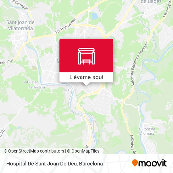 Mapa Hospital De Sant Joan De Déu