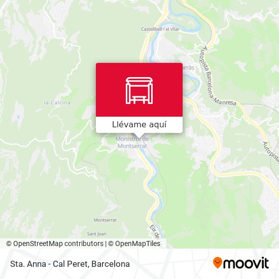Mapa Sta. Anna - Cal Peret