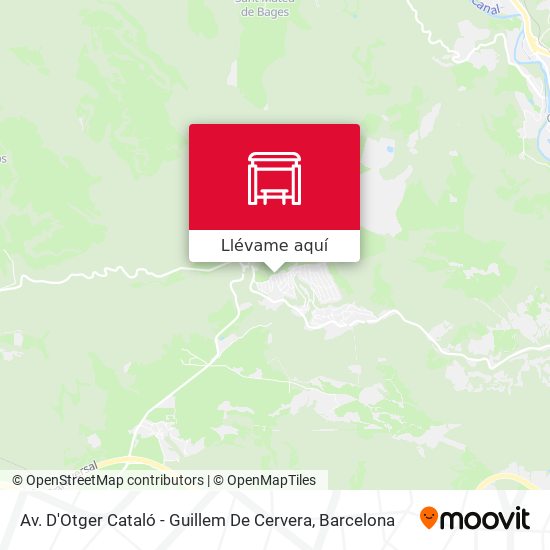 Mapa Av. D'Otger Cataló - Guillem De Cervera