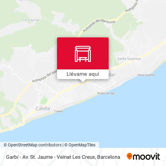 Mapa Garbí - Av. St. Jaume - Veïnat Les Creus