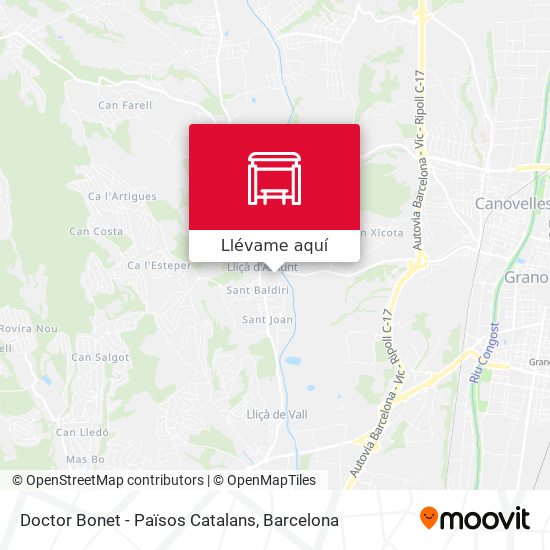 Mapa Doctor Bonet - Països Catalans
