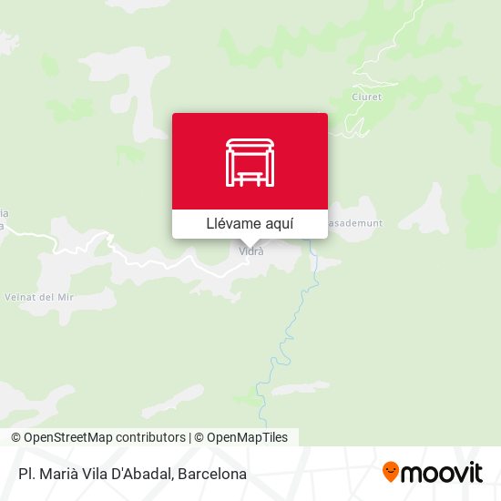 Mapa Pl. Marià Vila D'Abadal