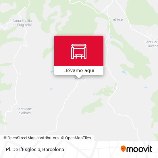 Mapa Pl. De L'Església