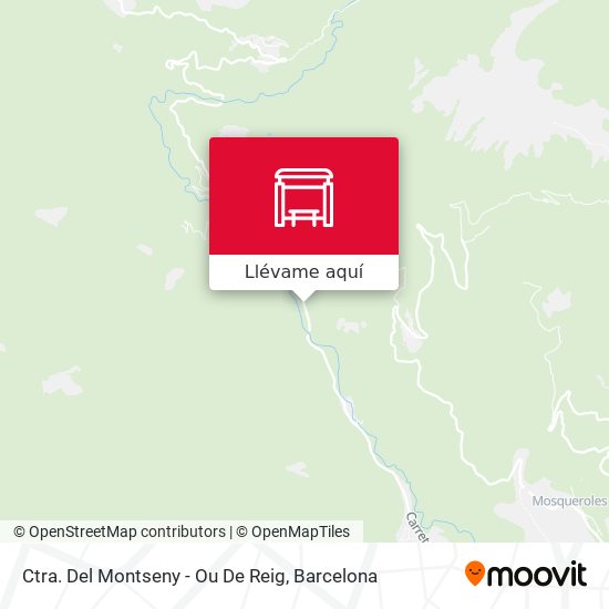 Mapa Ctra. Del Montseny - Ou De Reig